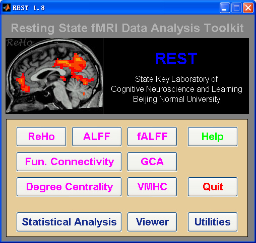 Resting-State fMRI Data Analysis Toolkit V1.8 (静息态功能磁